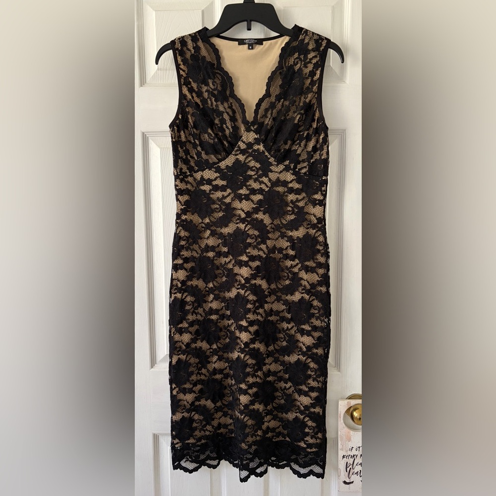 Karen Kane Black Lace Dress